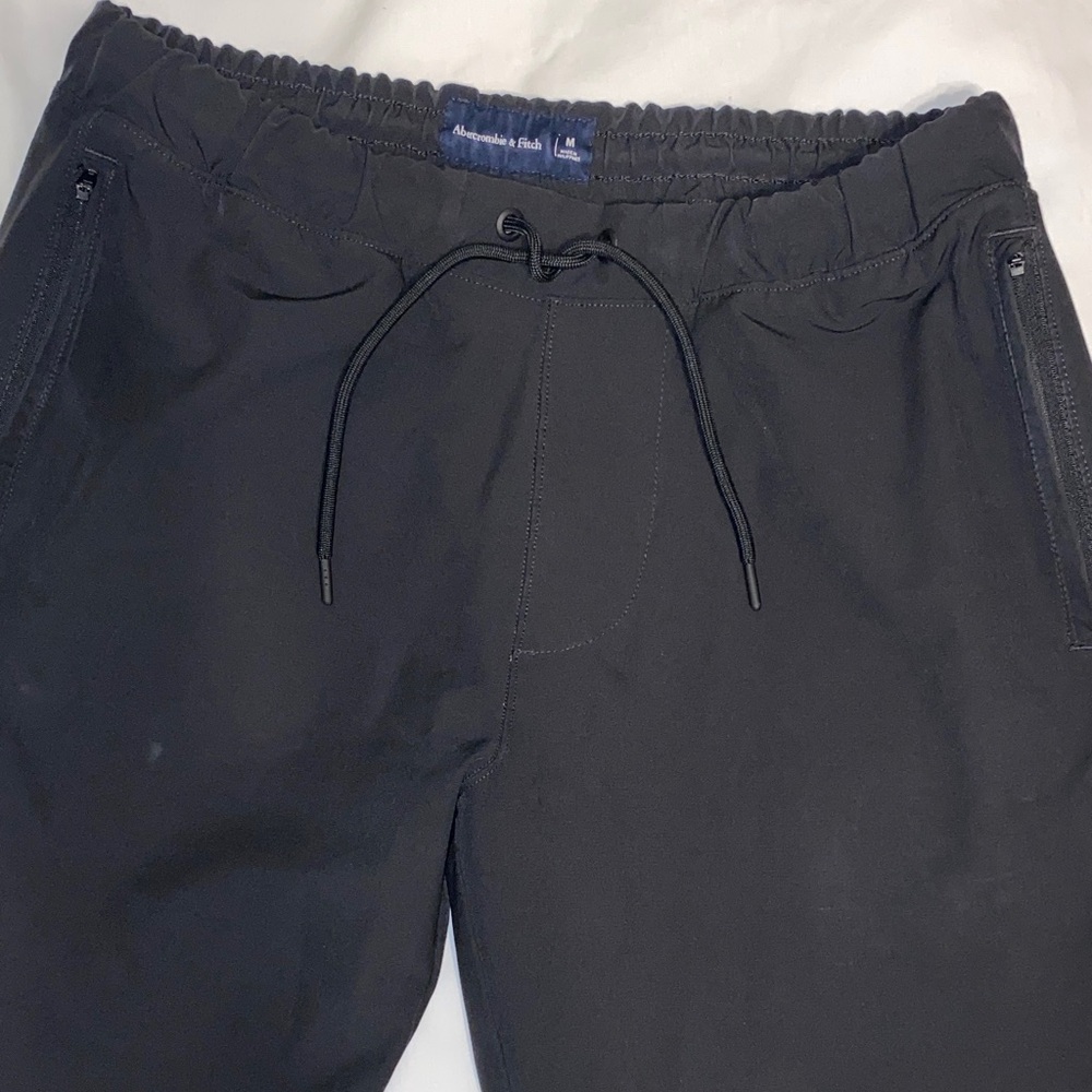 Abercrombie & Fitch Black Elastic Waist Shorts